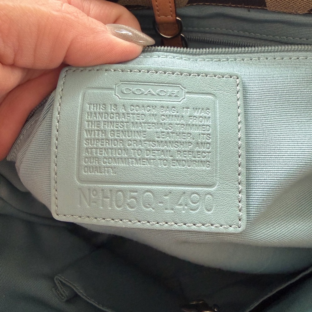 Vintage coach under the sea Hampton satchel - Picture 5 of 8